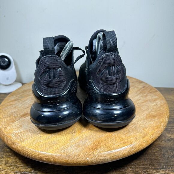 Nike Air Max 270 Women's Size 9.5 Black White Shoe Sneakers AH6789-006 - Picture 4 of 8